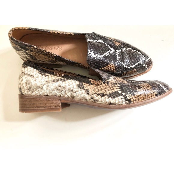 Madewell Frances Loafer Snake Embossed Leather - Picture 4 of 4